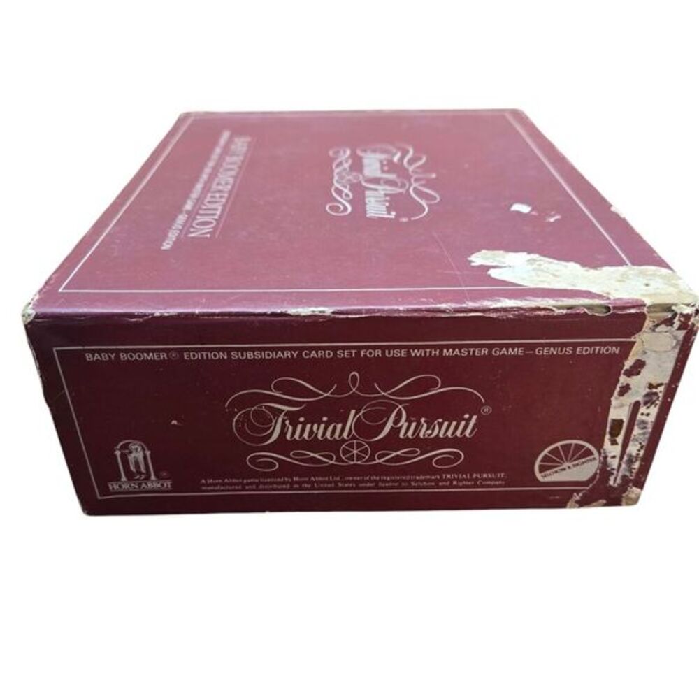 Trivial‎ Pursuit Baby Boomer Genus Edition Subsidiary Card Set 1983